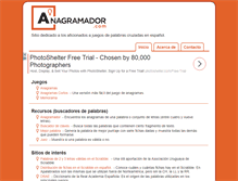 Tablet Screenshot of anagramador.com
